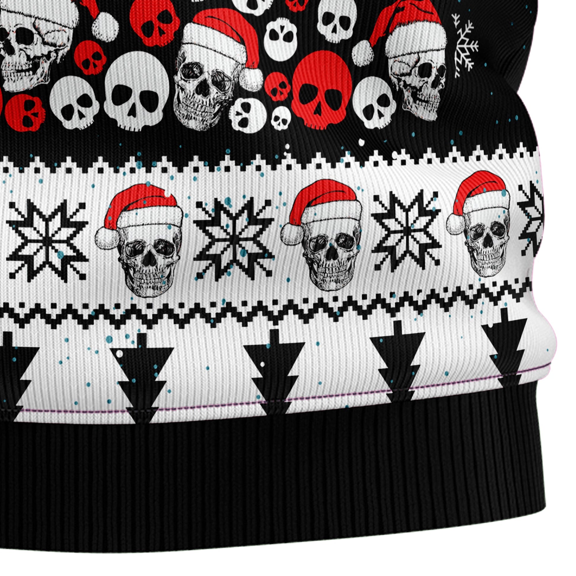 litzzy Skull Pine Tree - Ugly Christmas Sweater - Ugly Christmas Sweaters for Men and Women - Funny Sweaters TB82728    