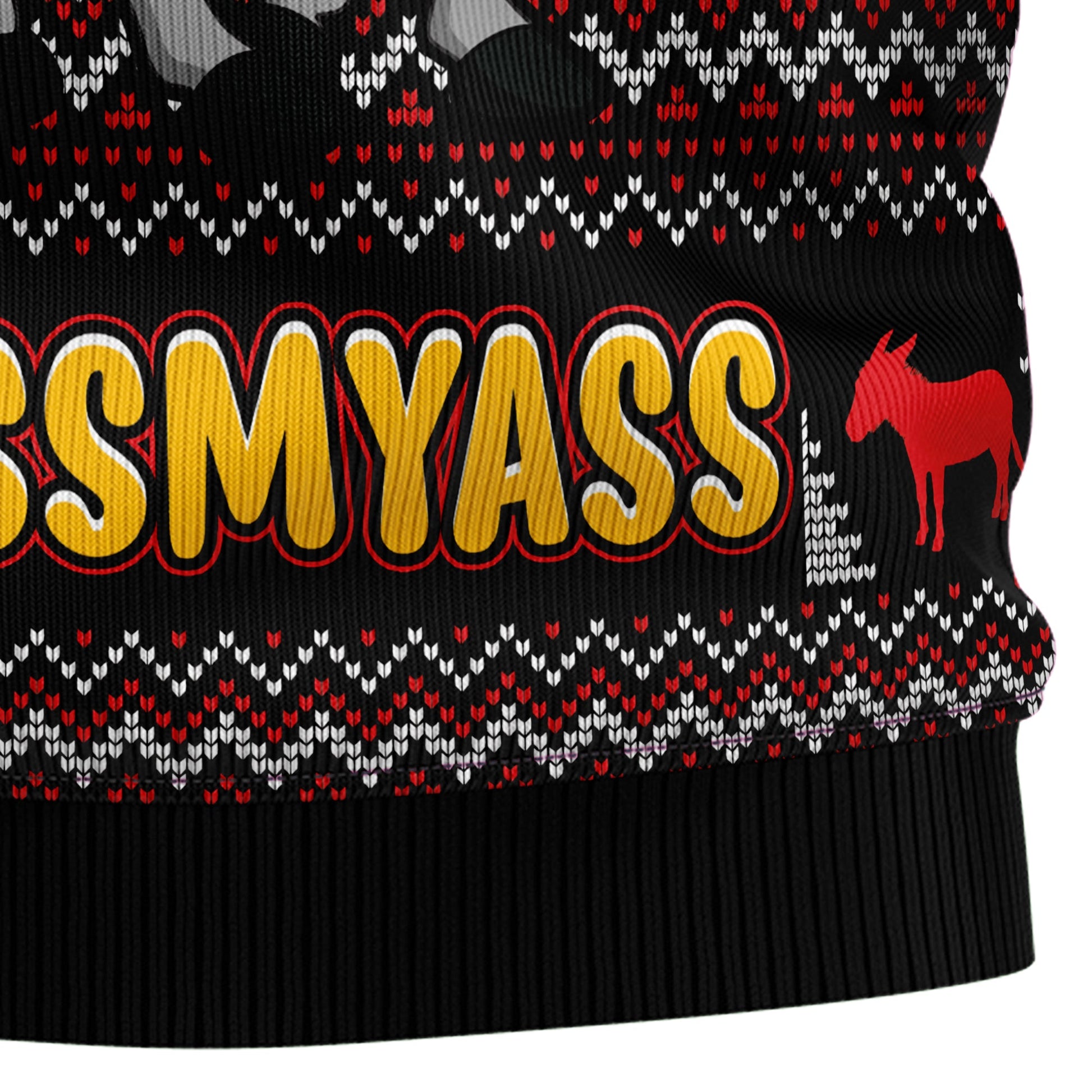 litzzy Donkeys Merry Kissmyass HT021104 Ugly Christmas Sweater -  Best Gift For Christmas, Noel Malalan - Christmas Signature TN1065 sweater   