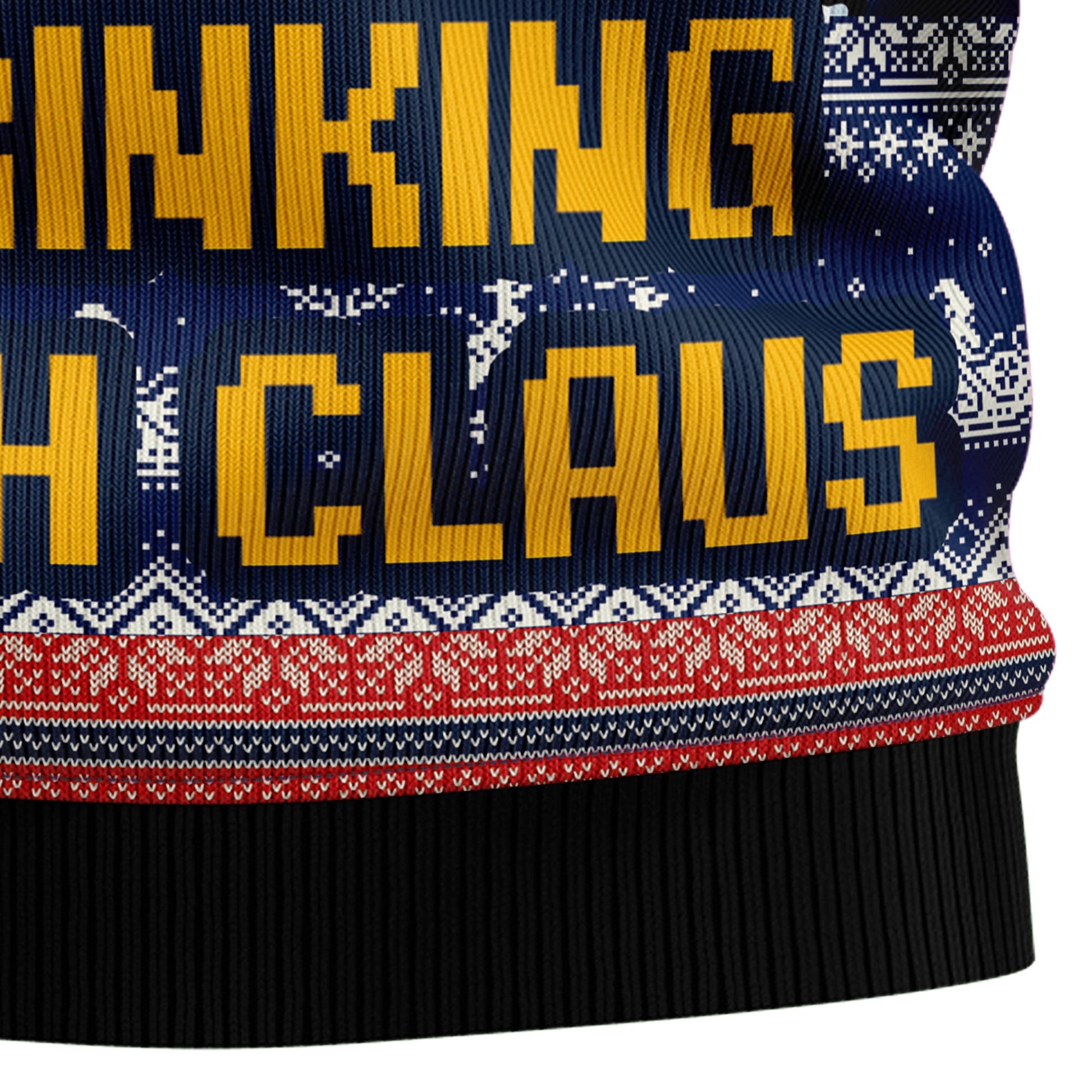 litzzy Aint No Laws When You're Drinking With Claus HT100102 Ugly Sweater - Ugly Christmas Sweaters for Men and Women - Funny Sweaters    