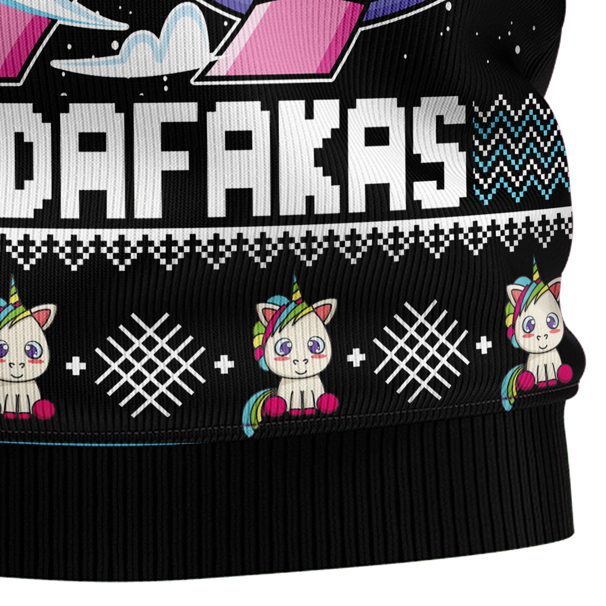 litzzy Unicorn Pew Pew TG5114 Ugly Christmas Sweater -  Best Gift For Christmas, Noel Malalan - Christmas Signature TN1077 sweater   