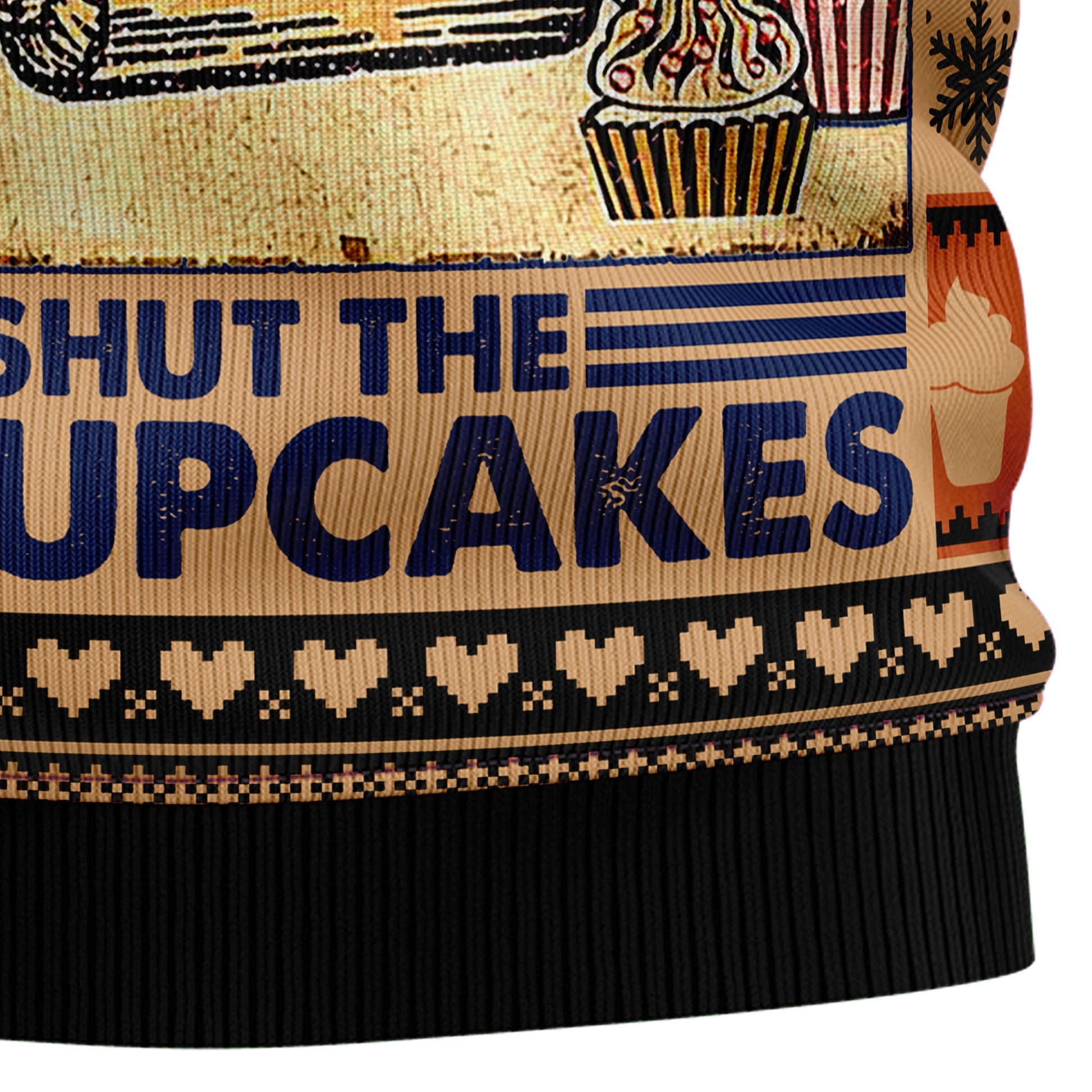 litzzy Shut The Fucupcakes Ugly Sweater - Ugly Sweaters for Men and Women - Funny Sweaters sweater   