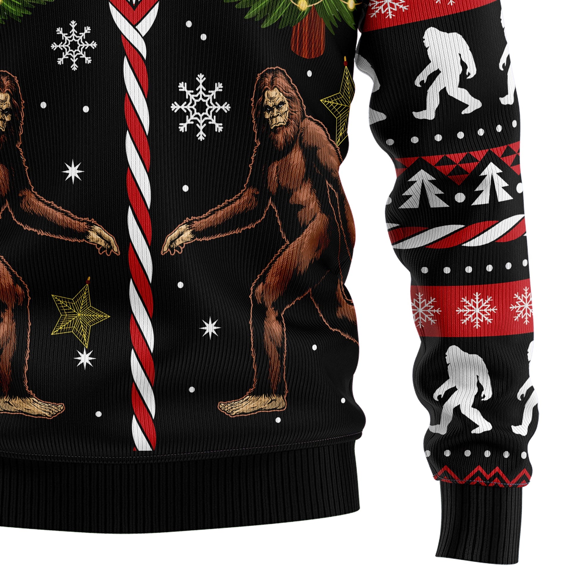 litzzy Vintage Bigfoot HZ101602 Ugly Christmas Sweater -  Best Gift For Christmas, Noel Malalan - Christmas Signature sweater   