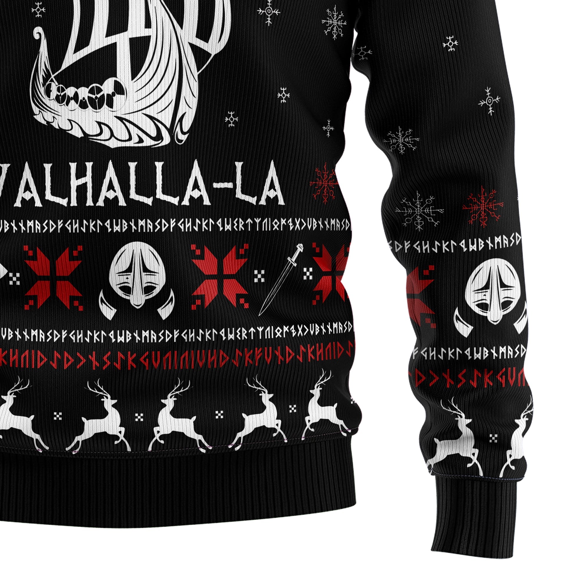 litzzy Valhalla Viking G51023 Ugly Christmas Sweater -  Best Gift For Christmas, Noel Malalan - Christmas Signature sweater   