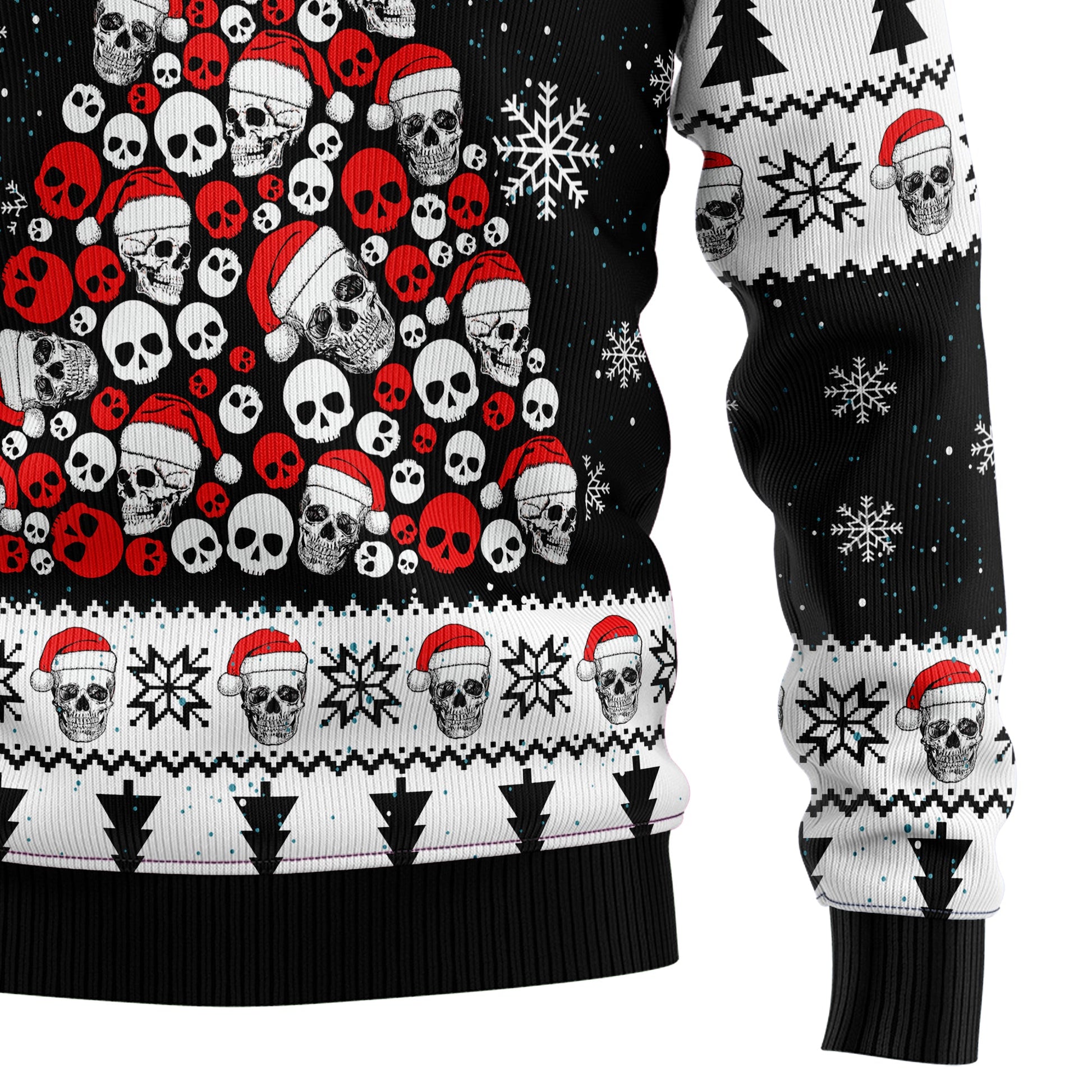 litzzy Skull Pine Tree - Ugly Christmas Sweater - Ugly Christmas Sweaters for Men and Women - Funny Sweaters TB82728    