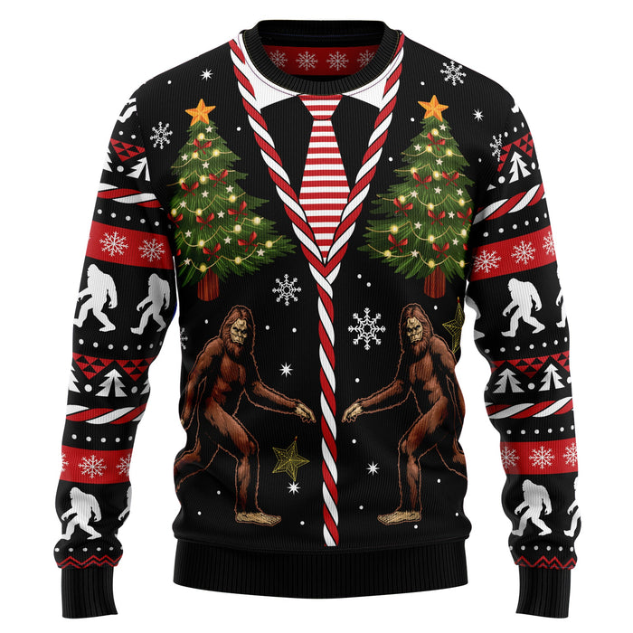 litzzy Vintage Bigfoot HZ101602 Ugly Christmas Sweater -  Best Gift For Christmas, Noel Malalan - Christmas Signature sweater   