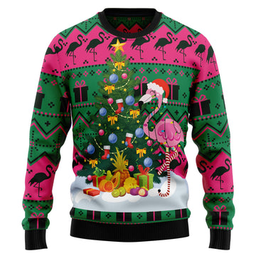 litzzy Flamingo Christmas Tree G51020 Ugly Christmas Sweater -  Best Gift For Christmas, Noel Malalan - Christmas Signature sweater   