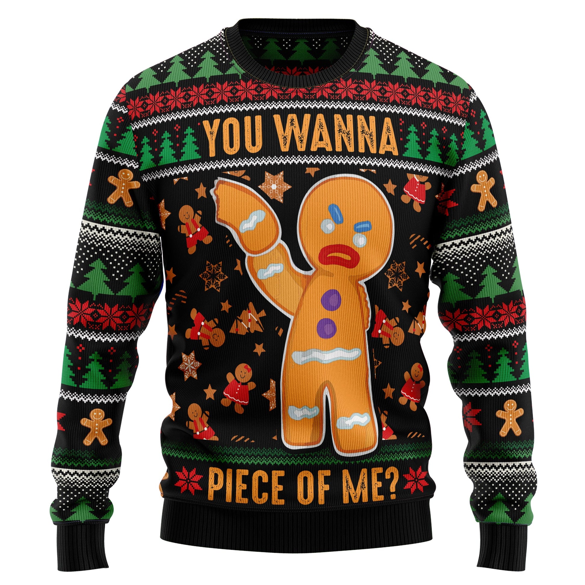 litzzy Gingerbread Man HT041201 Ugly Christmas Sweater -  Best Gift For Christmas, Noel Malalan - Christmas Signature - TB82772 sweater S  