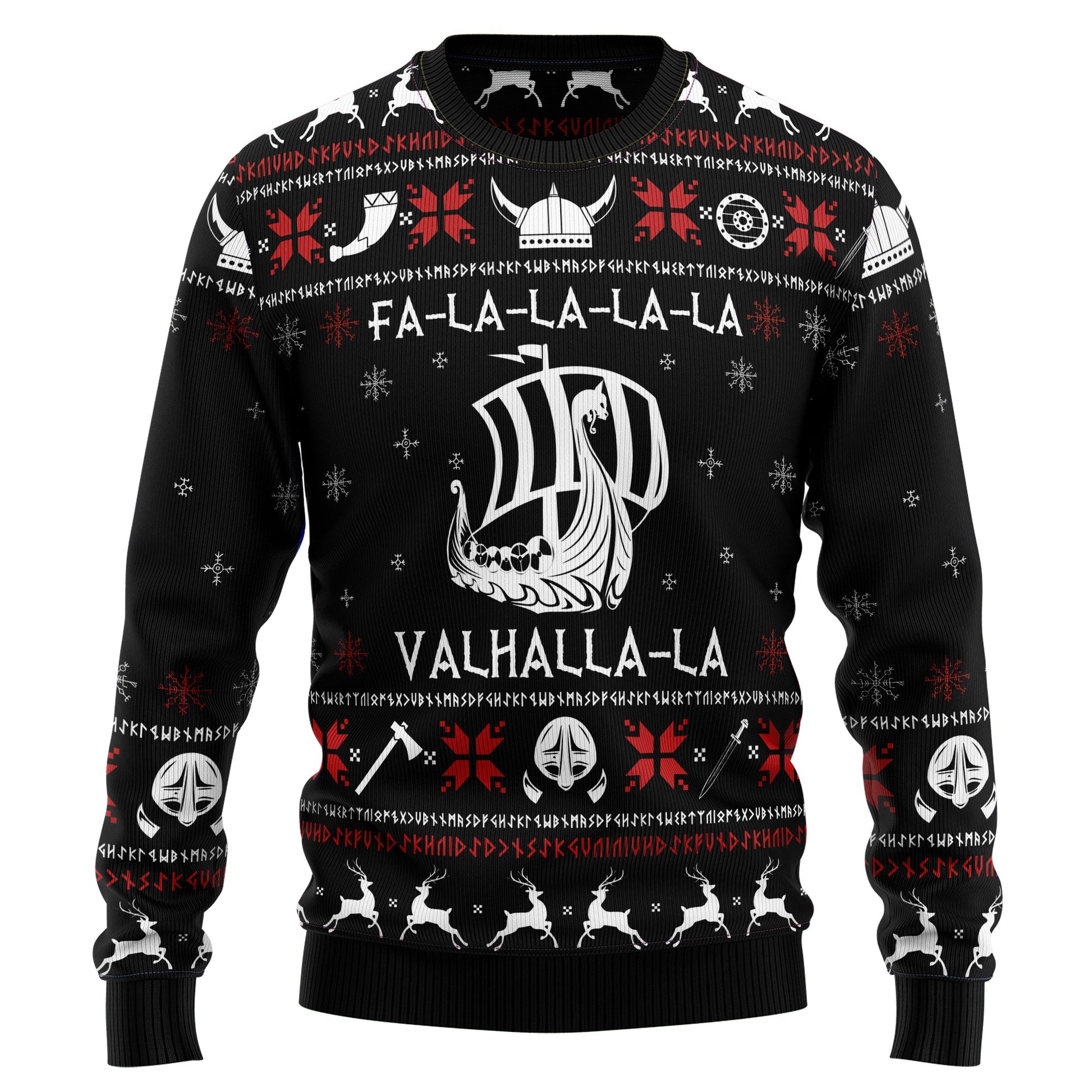 litzzy Valhalla Viking G51023 Ugly Christmas Sweater -  Best Gift For Christmas, Noel Malalan - Christmas Signature sweater   