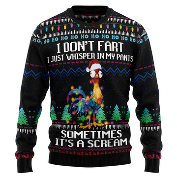 litzzy It‘s Scream Chicken TG51112 Ugly Christmas Sweater -  Best Gift For Christmas, Noel Malalan - Christmas Signature sweater   