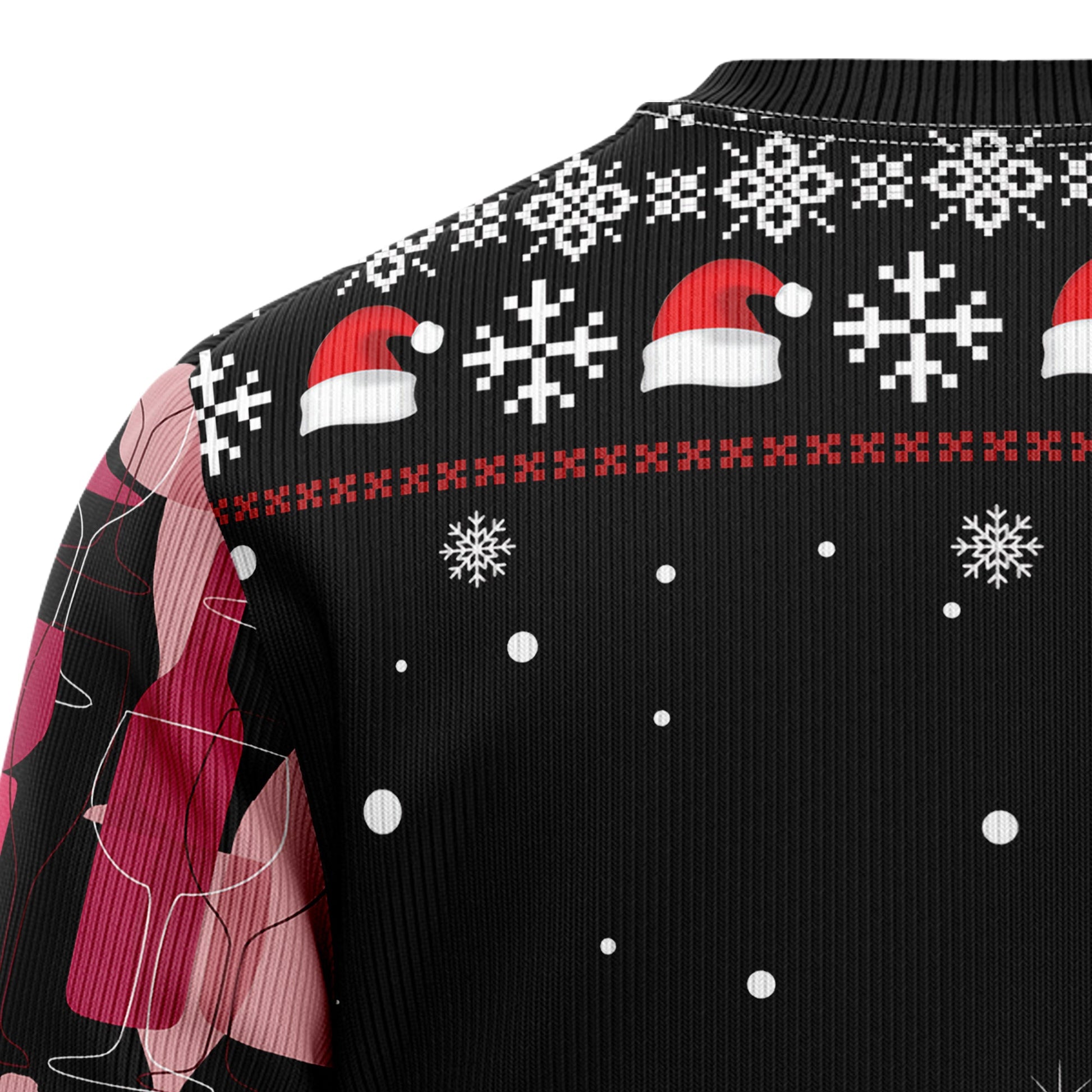 litzzy Wine Red Christmas T1911 Ugly Christmas Sweater - Ugly Christmas Sweaters for Men and Women - Funny Sweaters  - TB82769 Sweater   