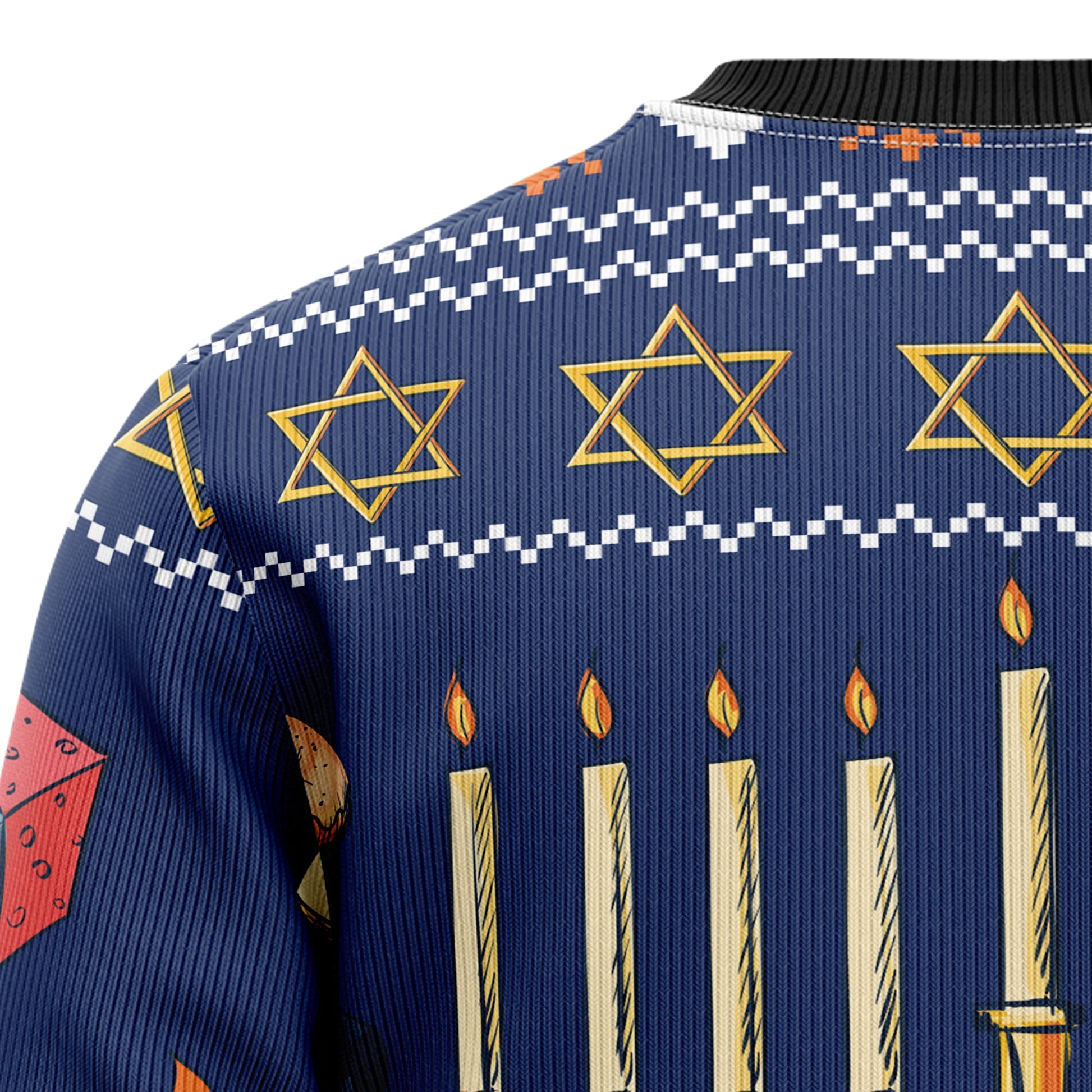 litzzy Jewish Hanukkah D0210 Ugly Christmas Sweater - Ugly Christmas Sweaters for Men and Women - Funny Sweaters - TB82729 Sweater   