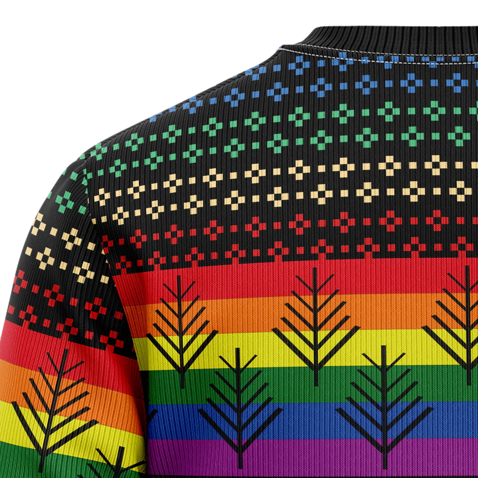 litzzy LGBT Rainbow T1410 Ugly Christmas Sweater -  Best Gift For Christmas, Noel Malalan - Christmas Signature sweater   
