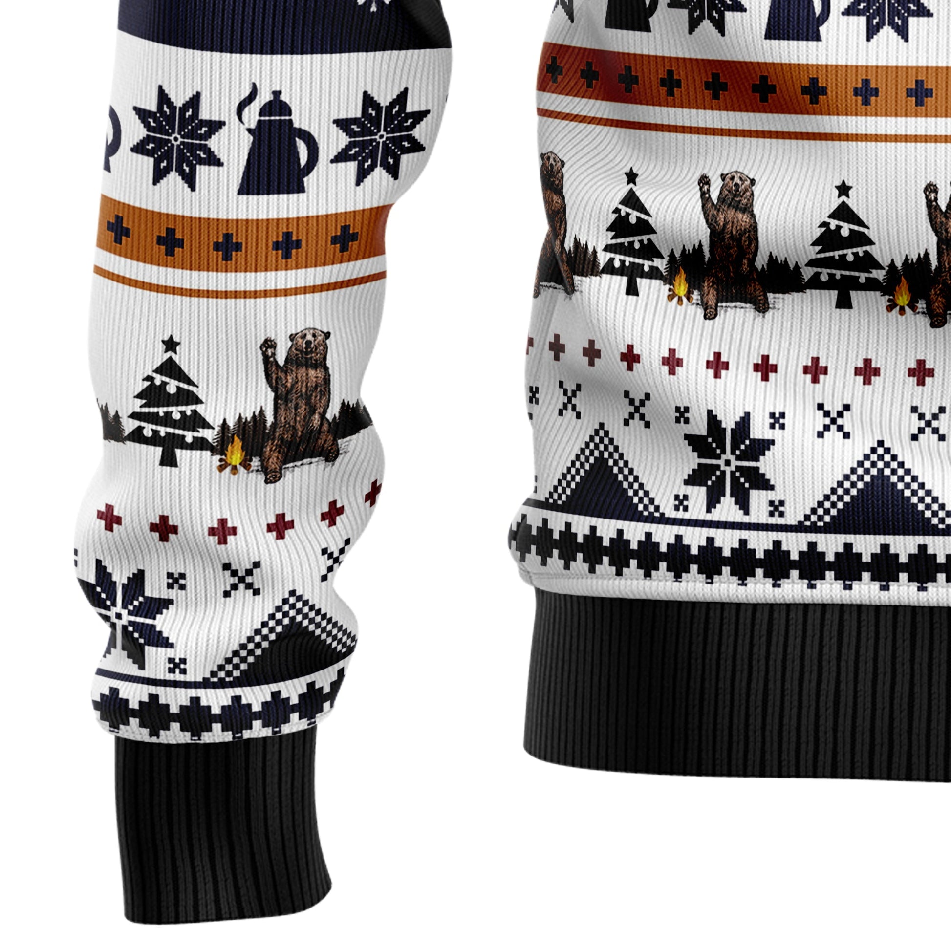 litzzy Bear Coffee T1011 Ugly Christmas Sweater -  Best Gift For Christmas, Noel Malalan - Christmas Signature sweater   