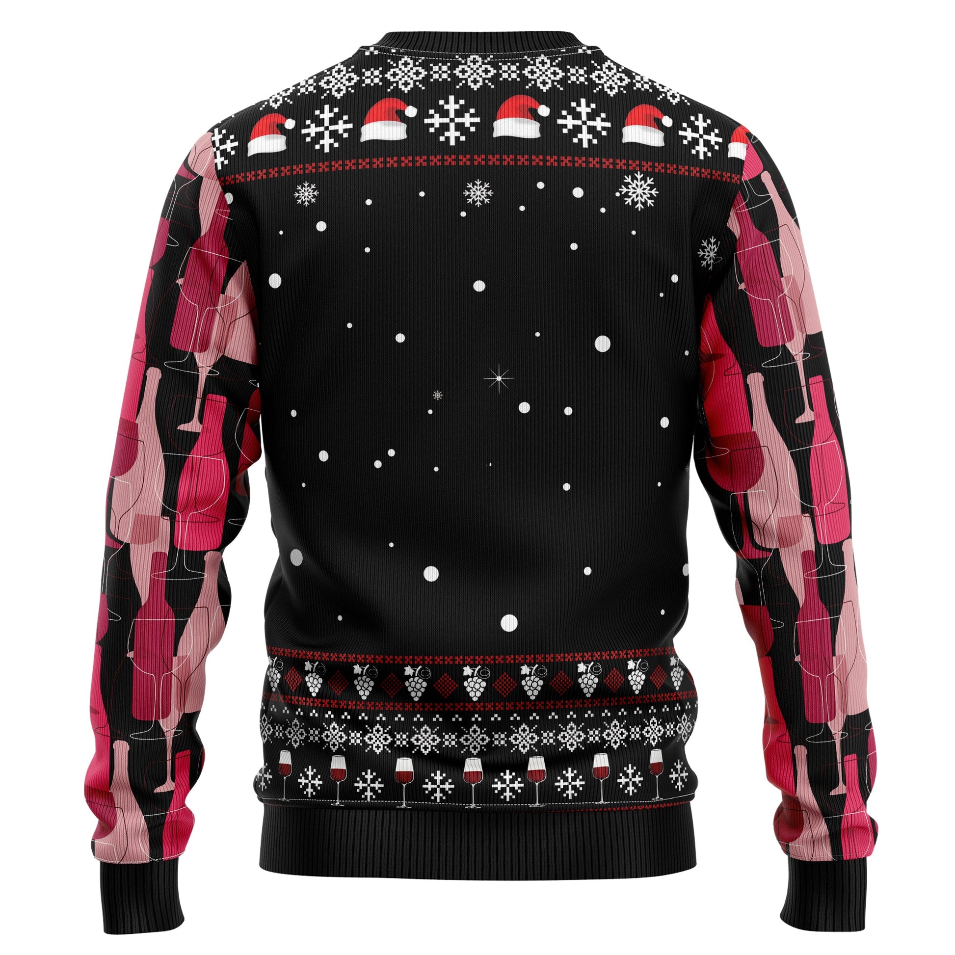 litzzy Wine Red Christmas T1911 Ugly Christmas Sweater - Ugly Christmas Sweaters for Men and Women - Funny Sweaters  - TB82769 Sweater   