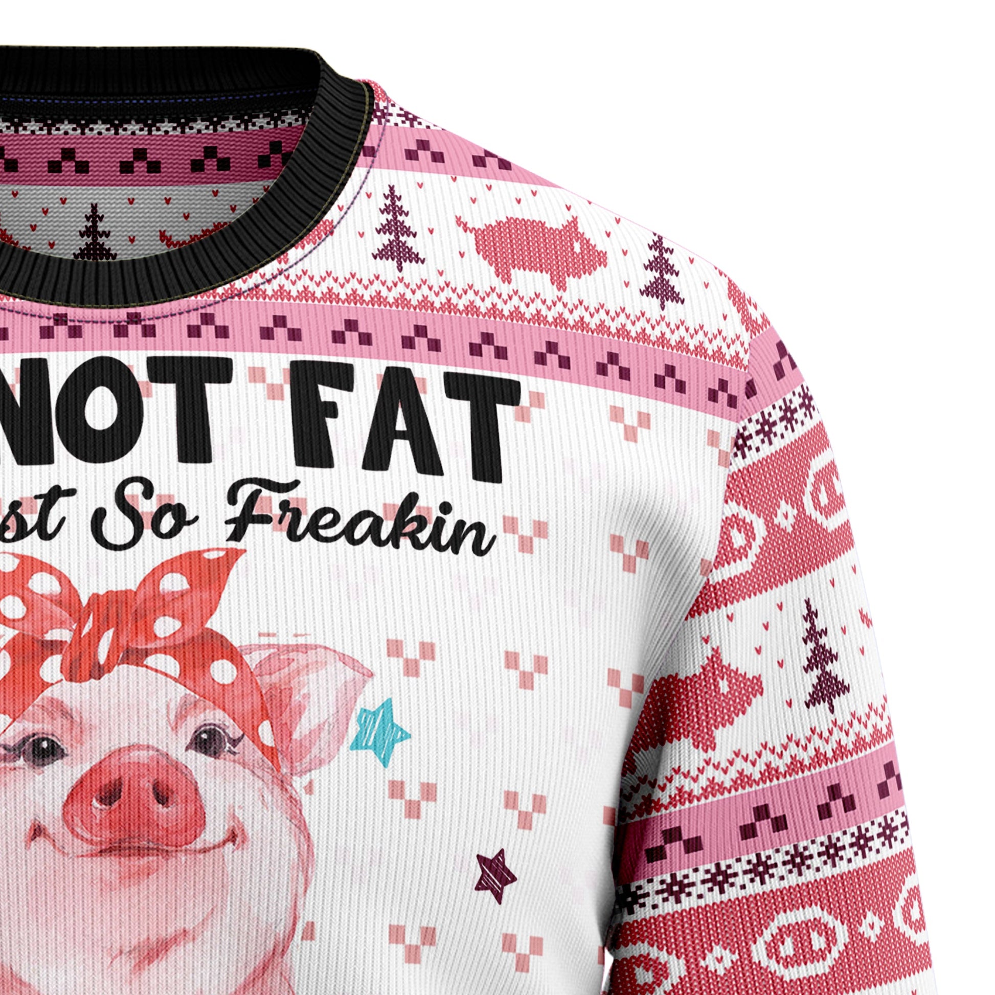 litzzy Pig Overflows T299 Ugly Christmas Sweater -  Best Gift For Christmas, Noel Malalan - Christmas Signature sweater   