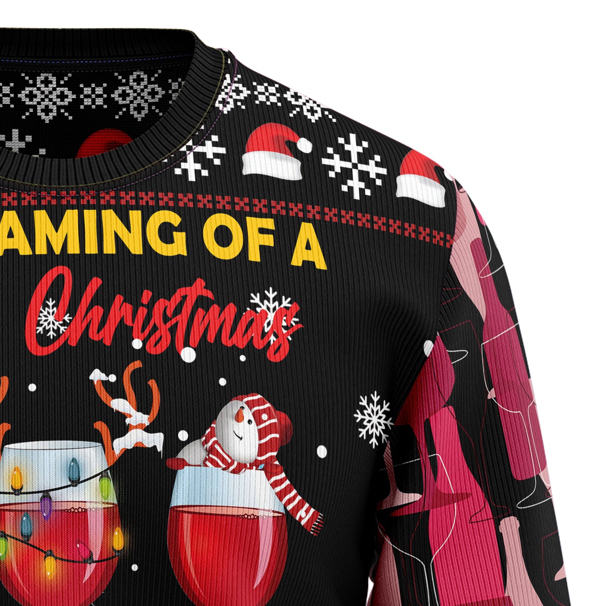 litzzy Wine Red Christmas T1911 Ugly Christmas Sweater -  Best Gift For Christmas, Noel Malalan - Christmas Signature sweater   