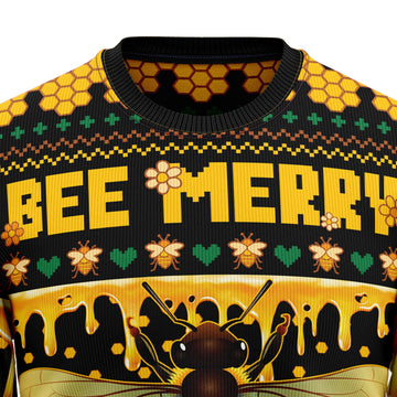 litzzy Bee Merry D3009 Ugly Christmas Sweater -  Best Gift For Christmas, Noel Malalan - Christmas Signature sweater   