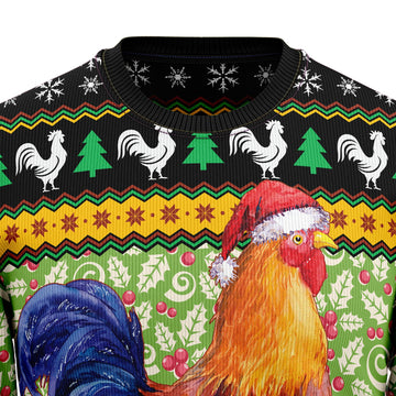 litzzy Chicken Cluck-ry Christmas D0610 Ugly Christmas Sweater -  Best Gift For Christmas, Noel Malalan - Christmas Signature sweater   