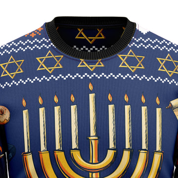 litzzy Jewish Hanukkah D0210 Ugly Christmas Sweater -  Best Gift For Christmas, Noel Malalan - Christmas Signature TB82729 sweater   