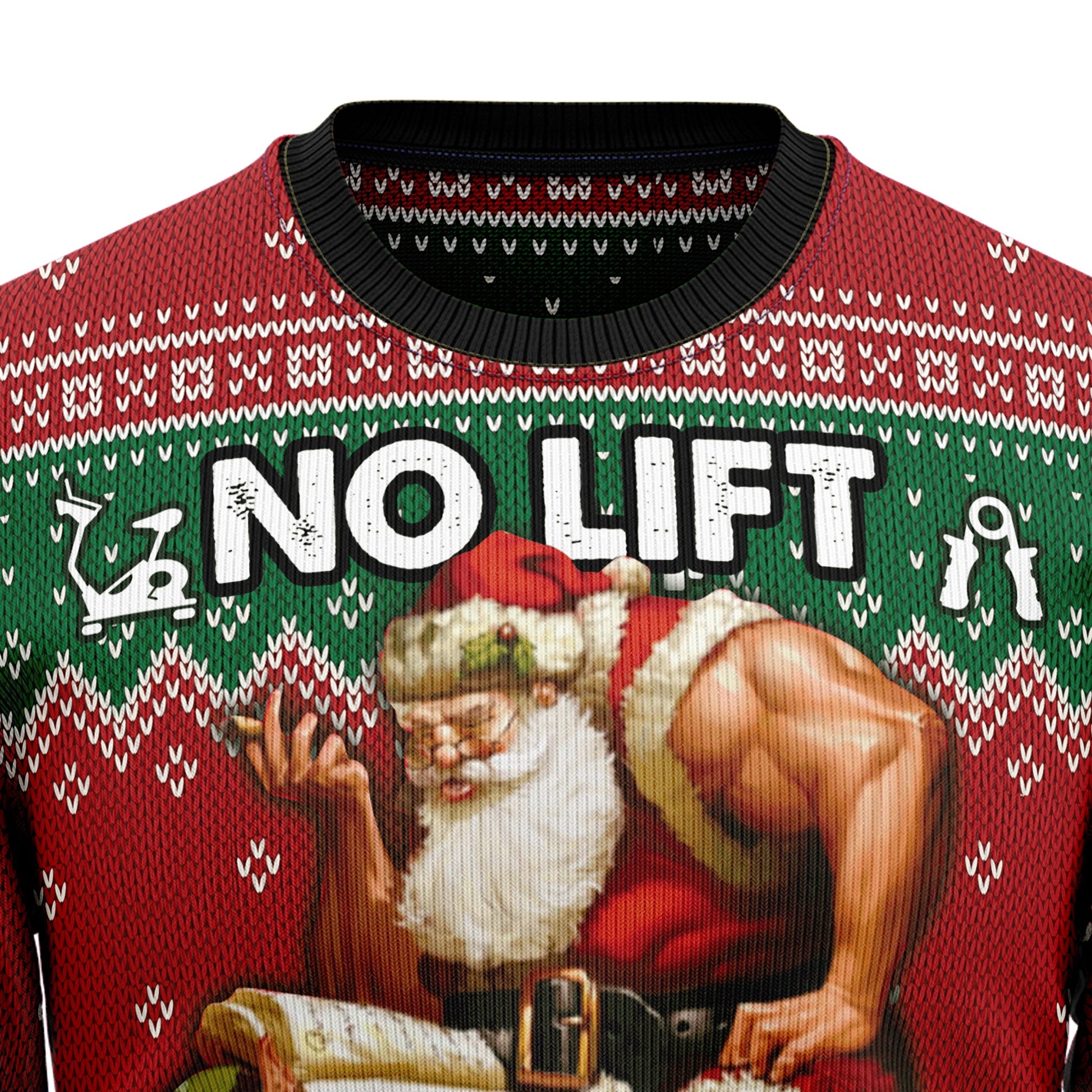 litzzy No Lift No Gift HT100106 Ugly Christmas Sweater -  Best Gift For Christmas, Noel Malalan - Christmas Signature sweater   