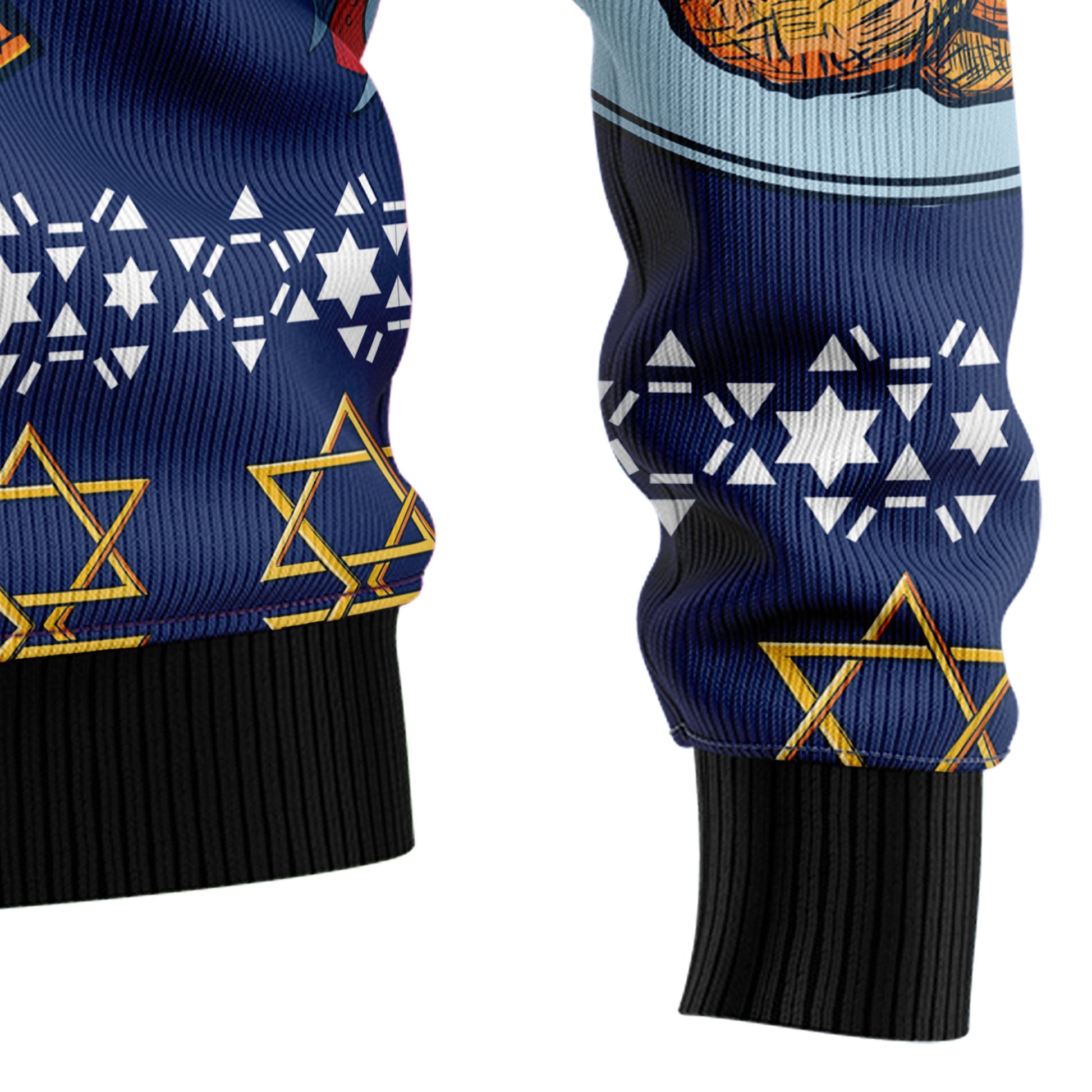 litzzy Jewish Hanukkah D0210 Ugly Christmas Sweater - Ugly Christmas Sweaters for Men and Women - Funny Sweaters - TB82729 Sweater   
