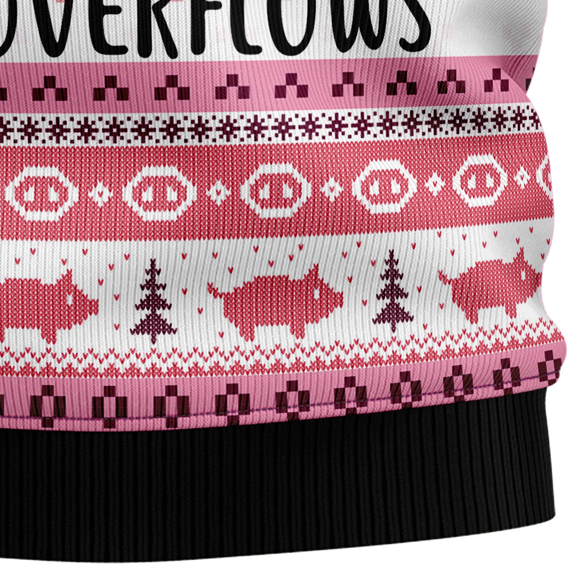 litzzy Pig Overflows T299 Ugly Christmas Sweater -  Best Gift For Christmas, Noel Malalan - Christmas Signature sweater   