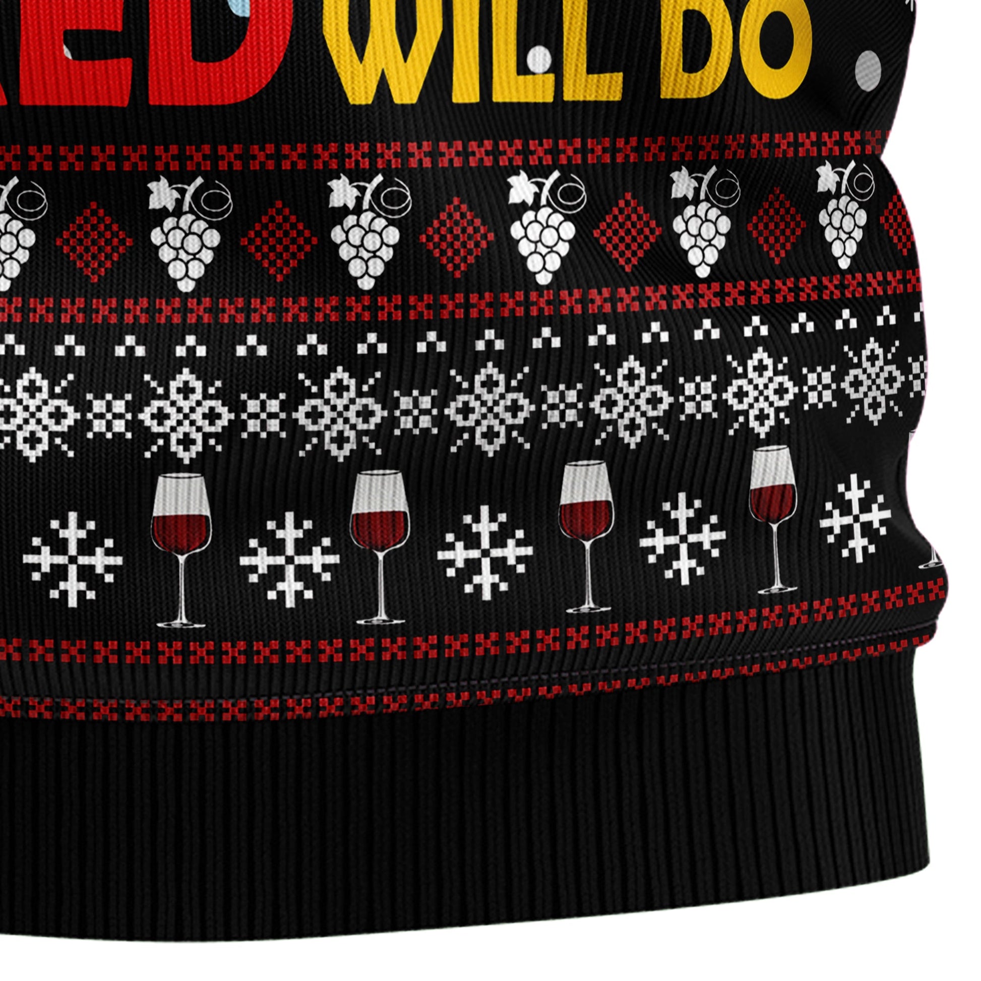 litzzy Wine Red Christmas T1911 Ugly Christmas Sweater - Ugly Christmas Sweaters for Men and Women - Funny Sweaters  - TB82769 Sweater   