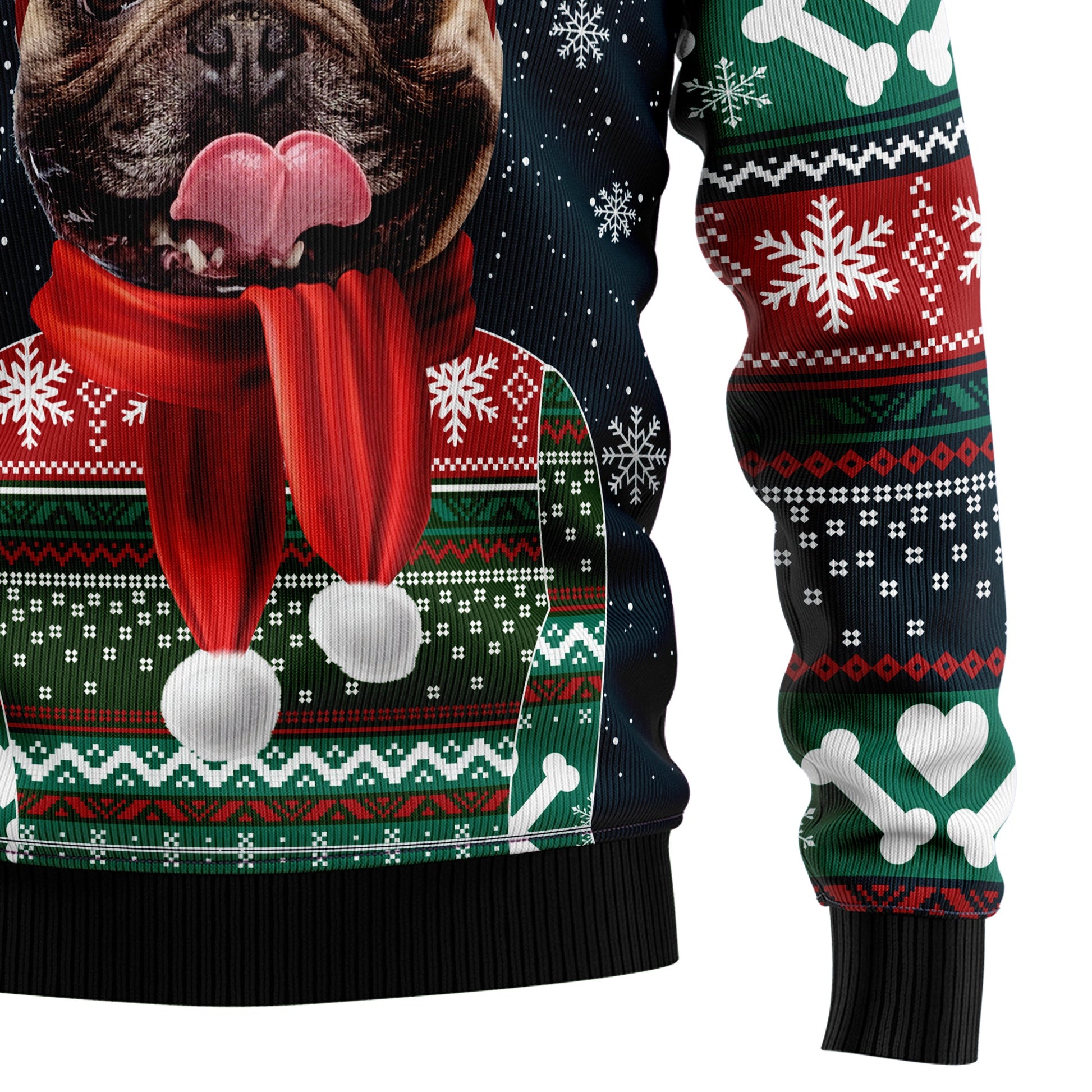 litzzy Cool French Bulldog TG51027 Ugly Christmas Sweater -  Best Gift For Christmas, Noel Malalan - Christmas Signature sweater   