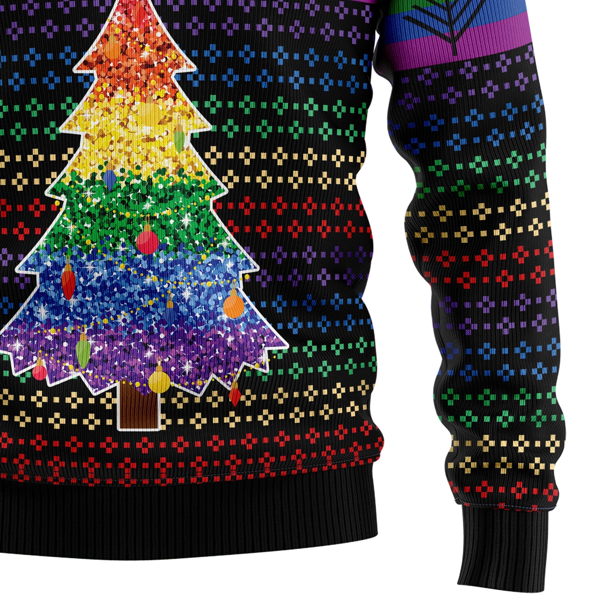 litzzy LGBT Rainbow T1410 Ugly Christmas Sweater -  Best Gift For Christmas, Noel Malalan - Christmas Signature sweater   