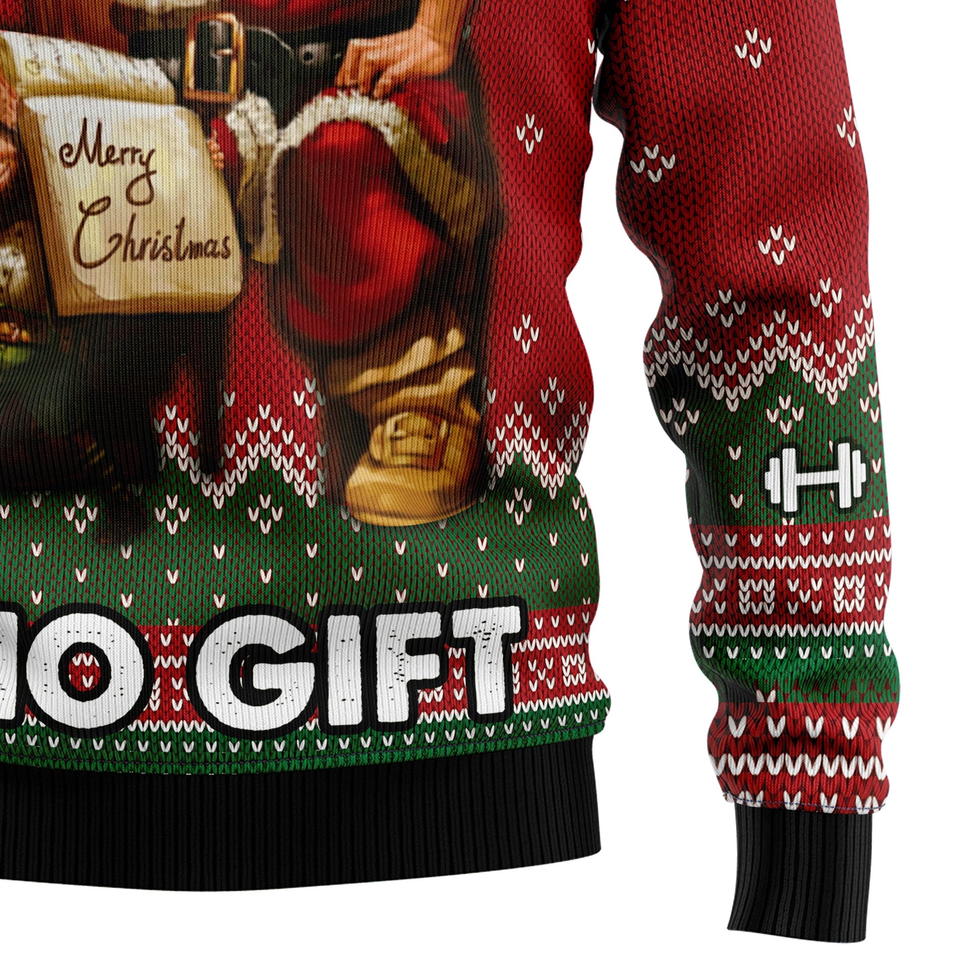 litzzy No Lift No Gift HT100106 Ugly Christmas Sweater -  Best Gift For Christmas, Noel Malalan - Christmas Signature sweater   