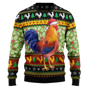 litzzy Chicken Cluck-ry Christmas D0610 Ugly Christmas Sweater -  Best Gift For Christmas, Noel Malalan - Christmas Signature sweater   