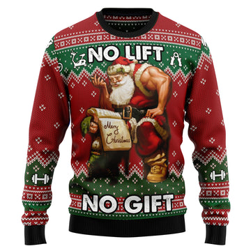 litzzy No Lift No Gift HT100106 Ugly Christmas Sweater -  Best Gift For Christmas, Noel Malalan - Christmas Signature sweater   