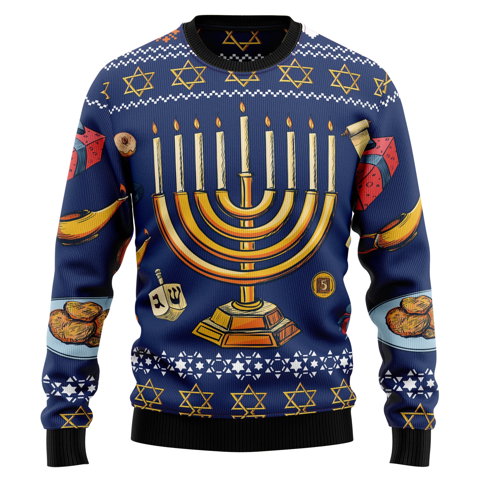 litzzy Jewish Hanukkah D0210 Ugly Christmas Sweater -  Best Gift For Christmas, Noel Malalan - Christmas Signature TB82729 sweater S  