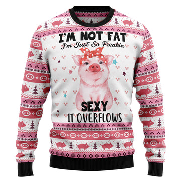 litzzy Pig Overflows T299 Ugly Christmas Sweater -  Best Gift For Christmas, Noel Malalan - Christmas Signature sweater   