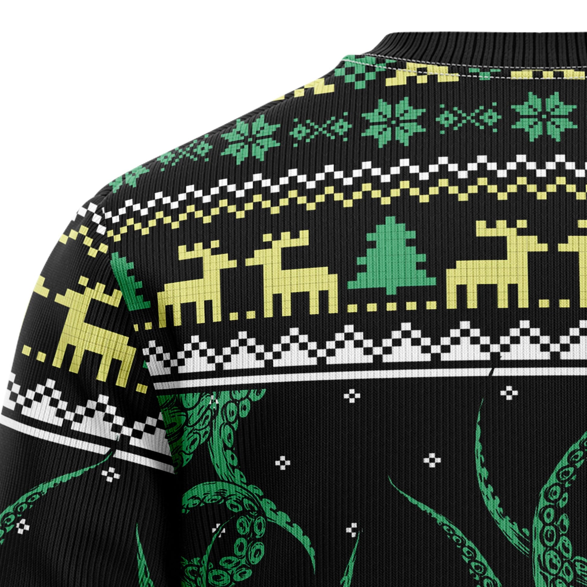 litzzy Octopus Cool D3009 Ugly Christmas Sweater -  Best Gift For Christmas, Noel Malalan - Christmas Signature sweater   