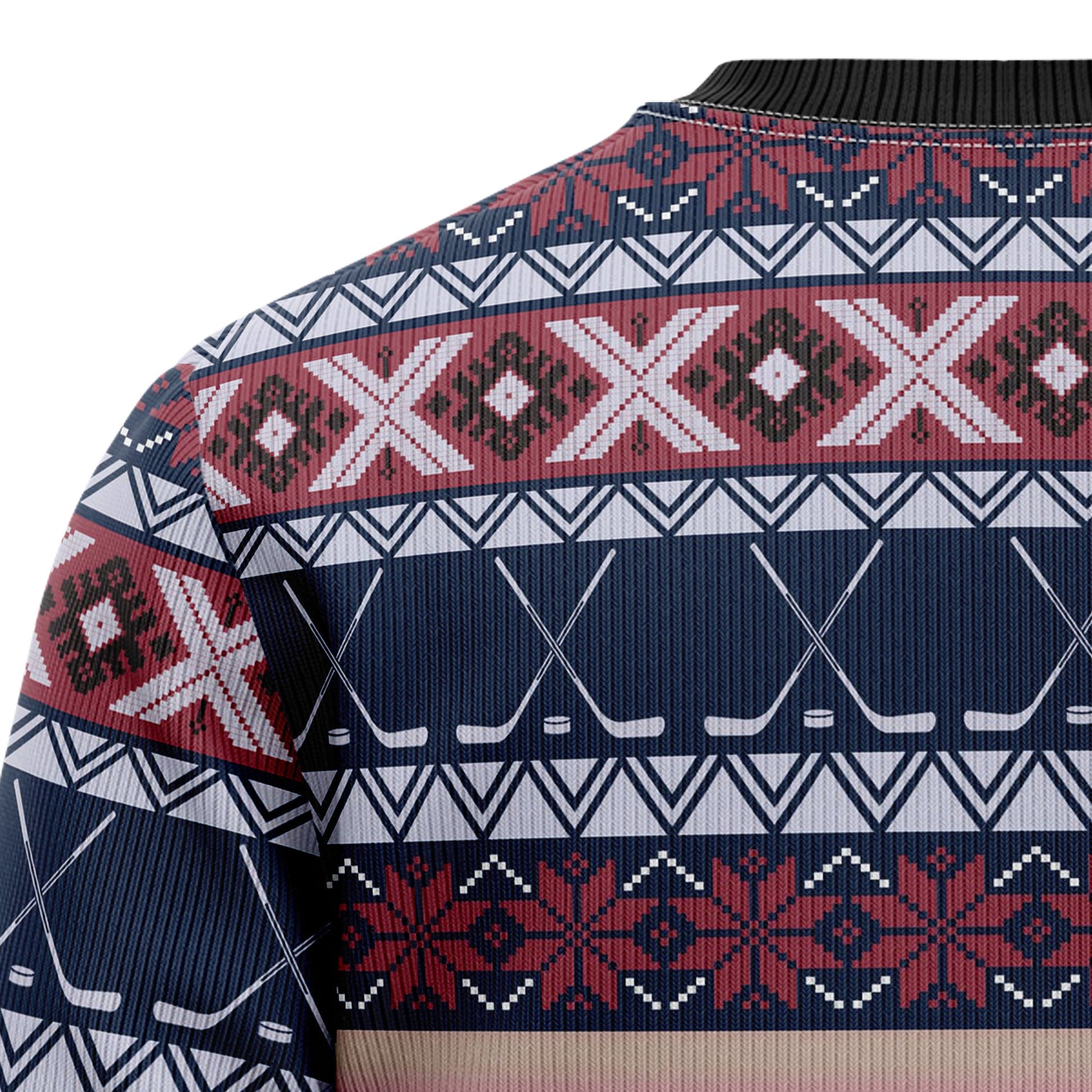 litzzy Santa Hockey T0511 Ugly Christmas Sweater -  Best Gift For Christmas, Noel Malalan - Christmas Signature sweater   