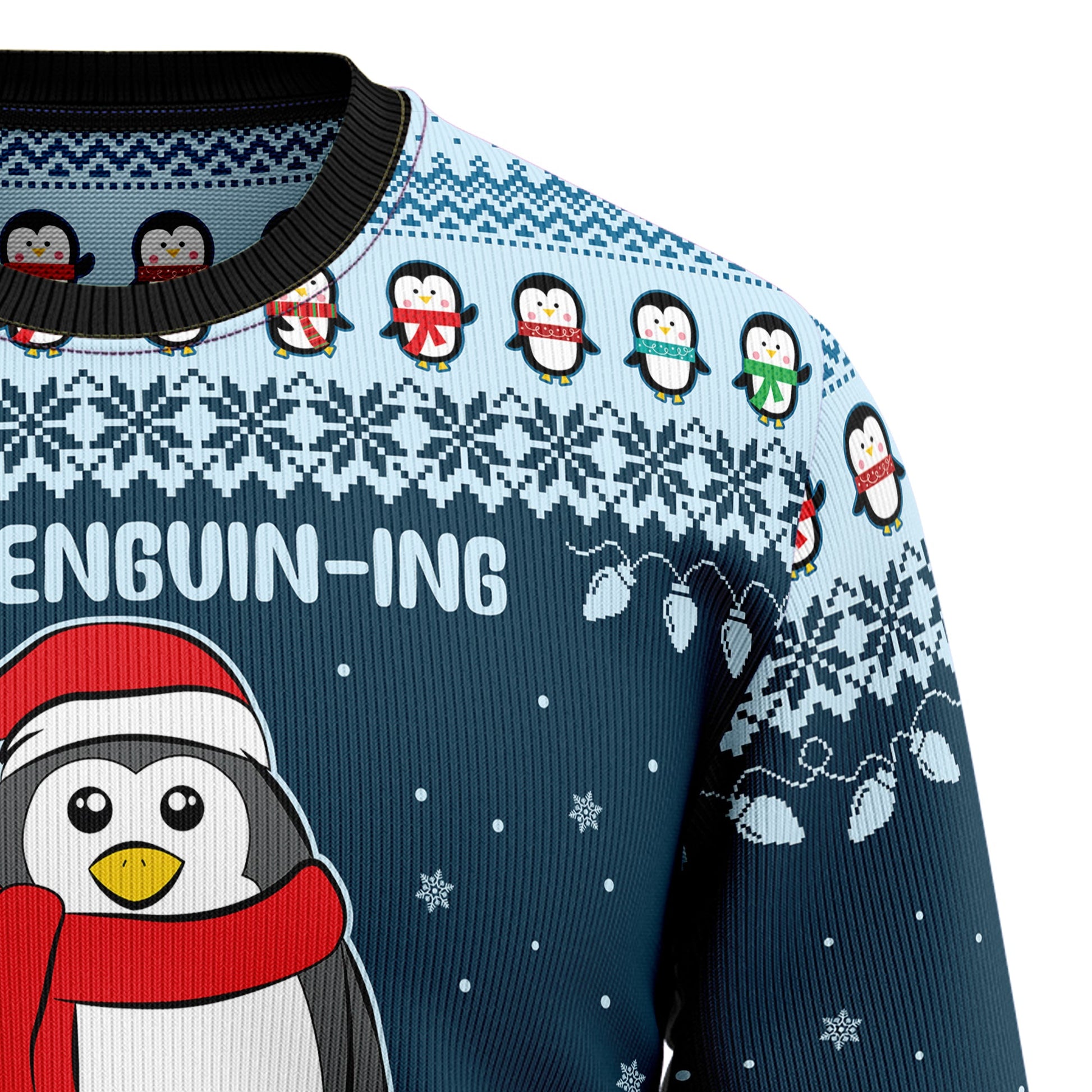 litzzy It's Penguin-ing christmas HT031111 Ugly Christmas Sweater -  Best Gift For Christmas, Noel Malalan - Christmas Signature sweater   