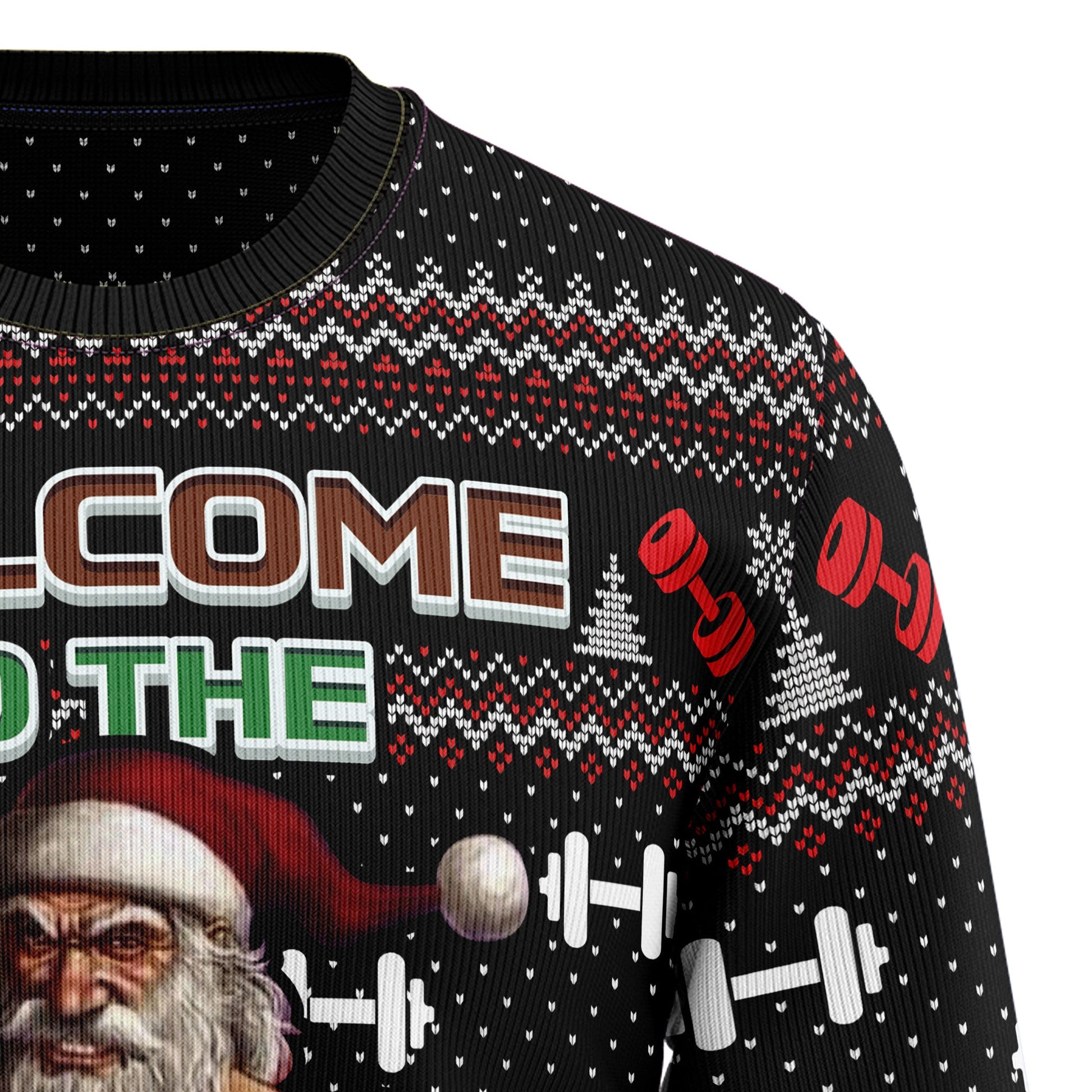 litzzy Welcome To The North Swole HT101302 Ugly Christmas Sweater -  Best Gift For Christmas, Noel Malalan - Christmas Signature sweater   