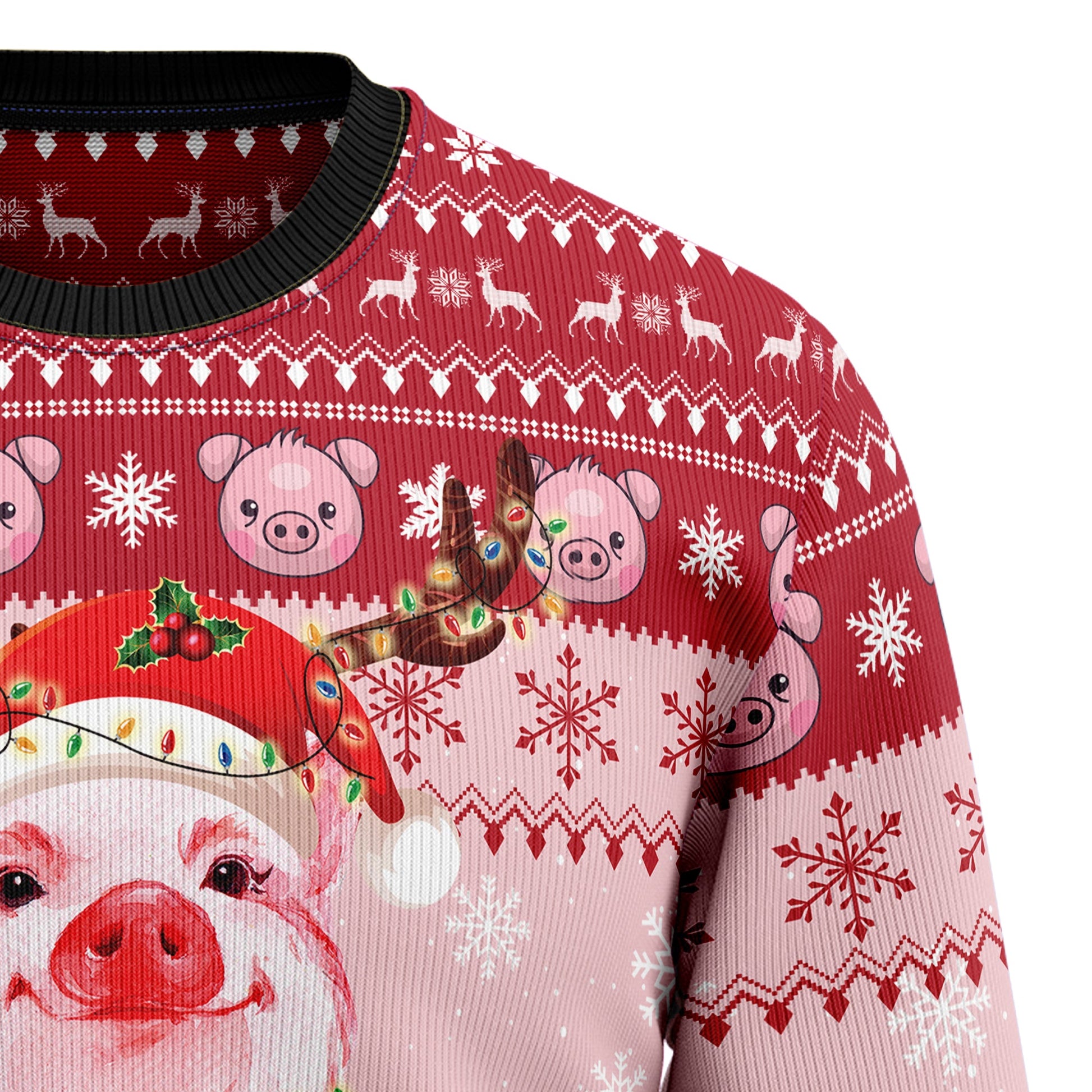 litzzy Lovely Pig TG5120 Ugly Christmas Sweater -  Best Gift For Christmas, Noel Malalan - Christmas Signature sweater   