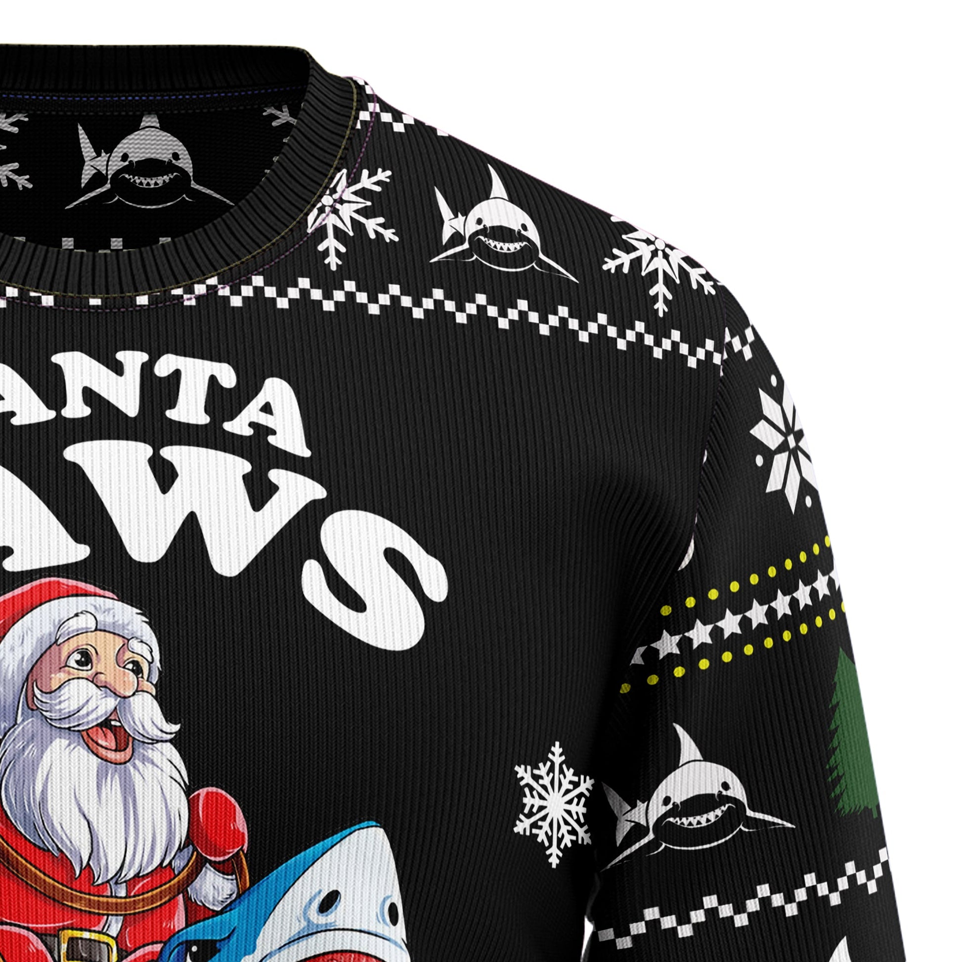 litzzy Santa Jaws TY210 Ugly Christmas Sweater -  Best Gift For Christmas, Noel Malalan - Christmas Signature sweater   