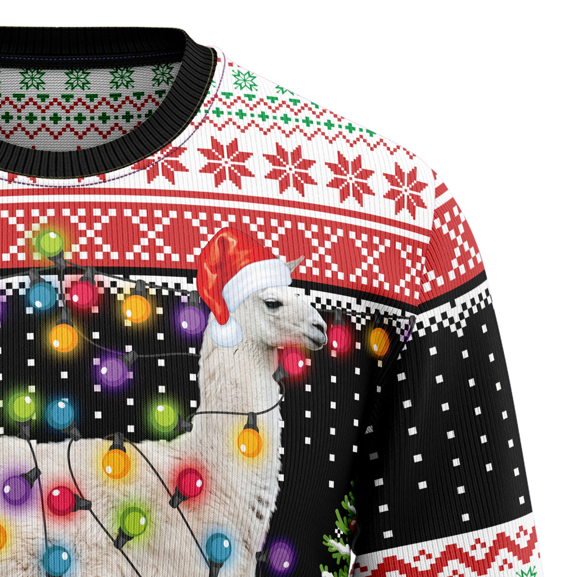 litzzy Llama Hit That D1410 Ugly Christmas Sweater -  Best Gift For Christmas, Noel Malalan - Christmas Signature sweater   