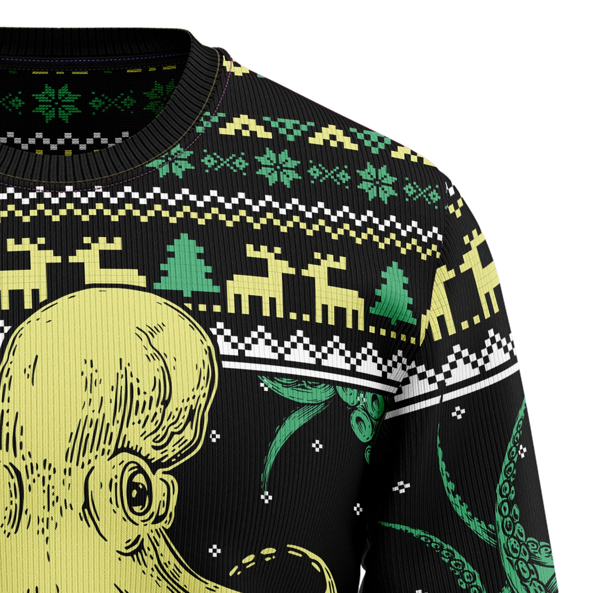 litzzy Octopus Cool D3009 Ugly Christmas Sweater -  Best Gift For Christmas, Noel Malalan - Christmas Signature sweater   