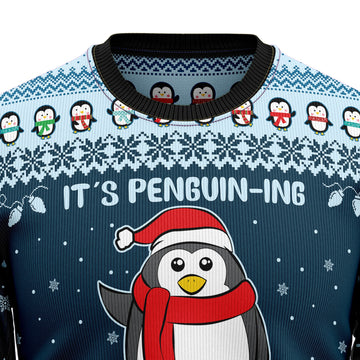 litzzy It's Penguin-ing christmas HT031111 Ugly Christmas Sweater -  Best Gift For Christmas, Noel Malalan - Christmas Signature sweater   