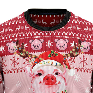 litzzy Lovely Pig TG5120 Ugly Christmas Sweater -  Best Gift For Christmas, Noel Malalan - Christmas Signature sweater   