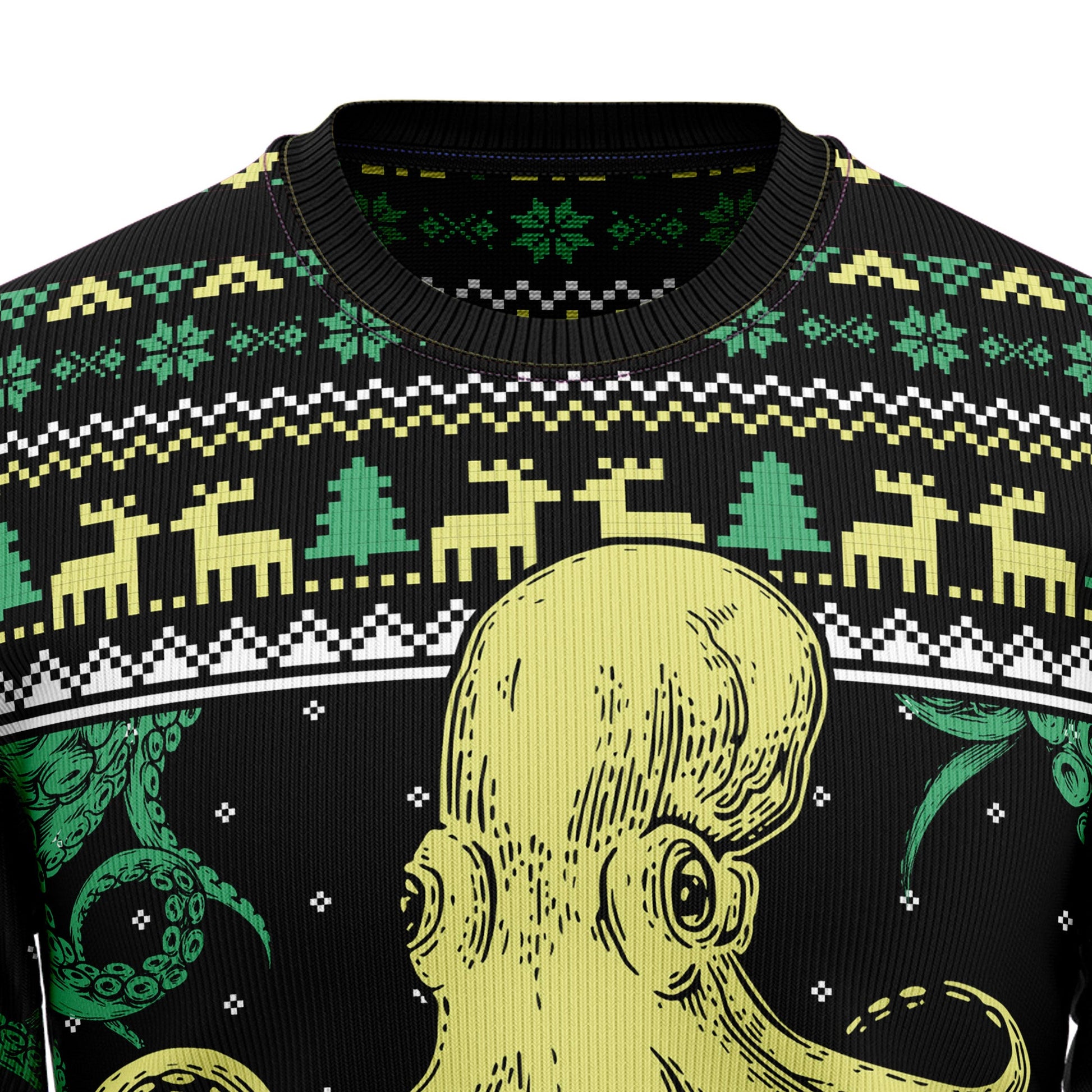 litzzy Octopus Cool D3009 Ugly Christmas Sweater -  Best Gift For Christmas, Noel Malalan - Christmas Signature sweater   