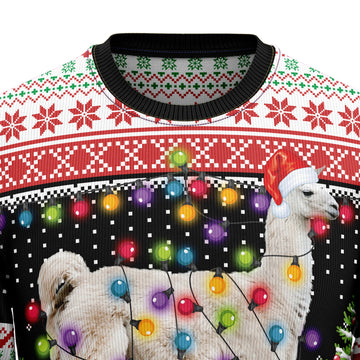 litzzy Llama Hit That D1410 Ugly Christmas Sweater -  Best Gift For Christmas, Noel Malalan - Christmas Signature sweater   