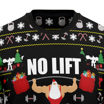 litzzy No Lift No Gift TY1310 Ugly Christmas Sweater -  Best Gift For Christmas, Noel Malalan - Christmas Signature sweater   