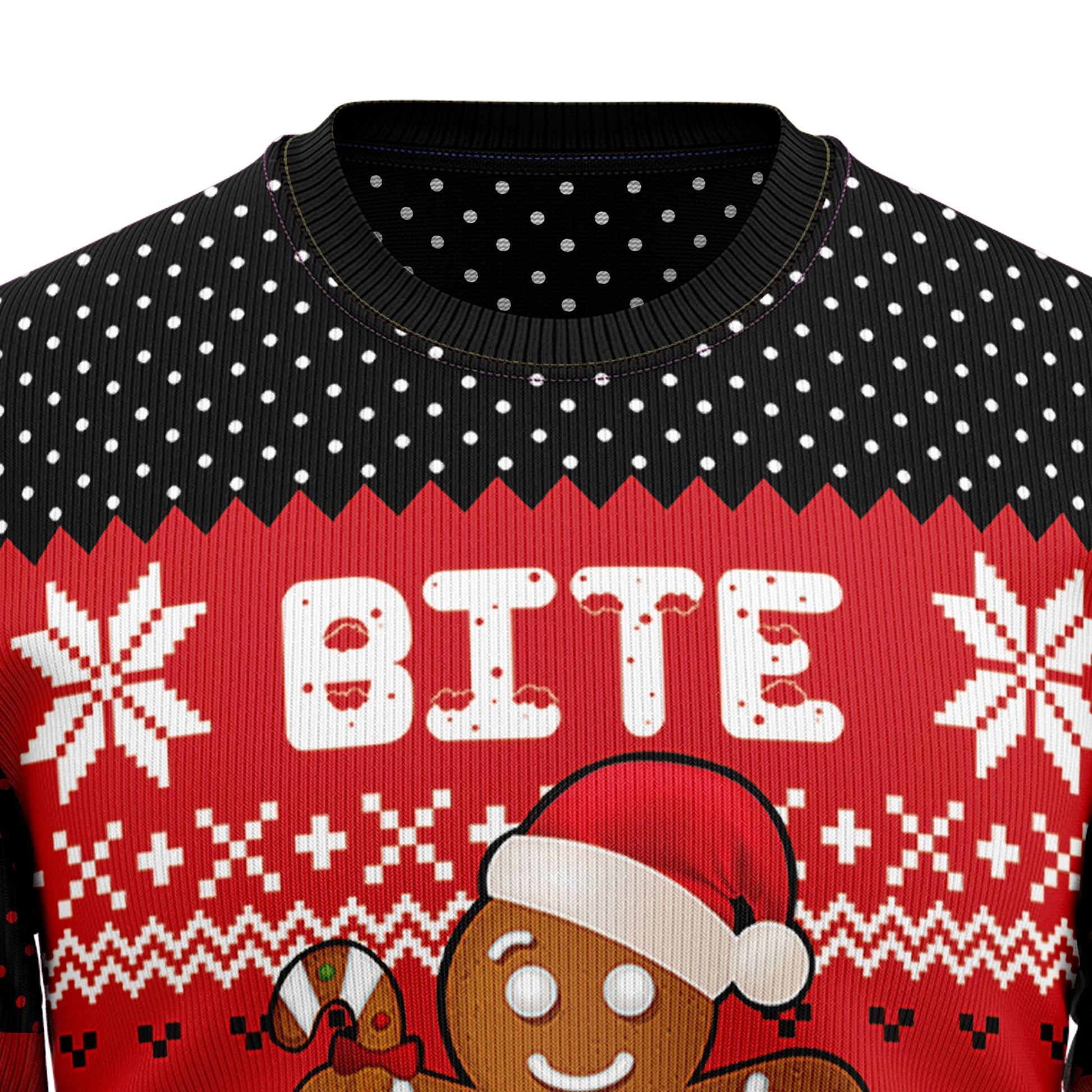 litzzy Christmas Bite Me TG51023 Ugly Christmas Sweater -  Best Gift For Christmas, Noel Malalan - Christmas Signature sweater   