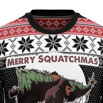 litzzy Bigfoot Squatchmas T1610 Ugly Christmas Sweater -  Best Gift For Christmas, Noel Malalan - Christmas Signature sweater   