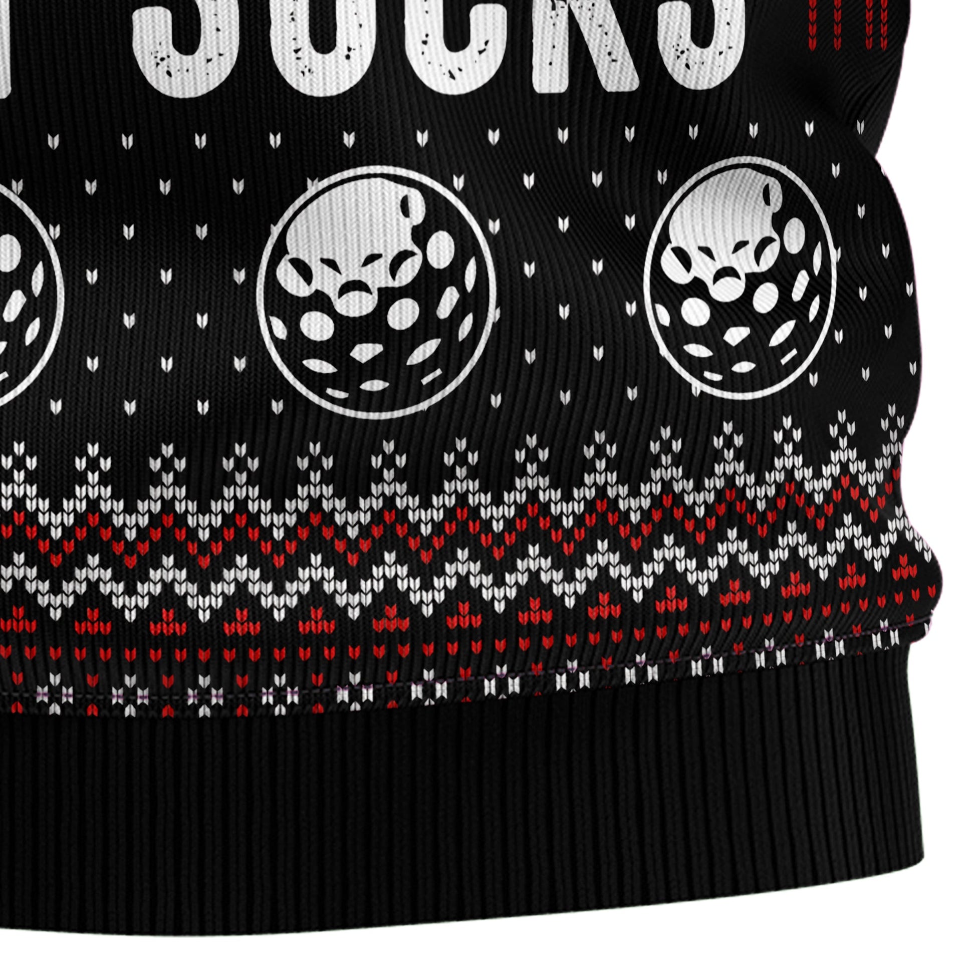 litzzy Golf Sucks HT100912 Ugly Christmas Sweater -  Best Gift For Christmas, Noel Malalan - Christmas Signature sweater   